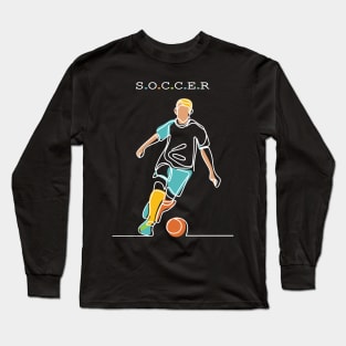 Soccer Sport Long Sleeve T-Shirt